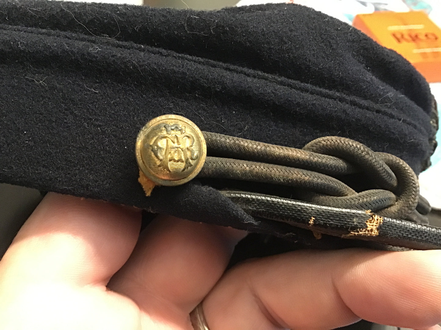 Antique GAR Post 527 Grand Army Republic Civil War Veteran Uniform Kepi Cap Hat