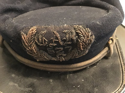 Antique GAR Post 527 Grand Army Republic Civil War Veteran Uniform Kepi Cap Hat
