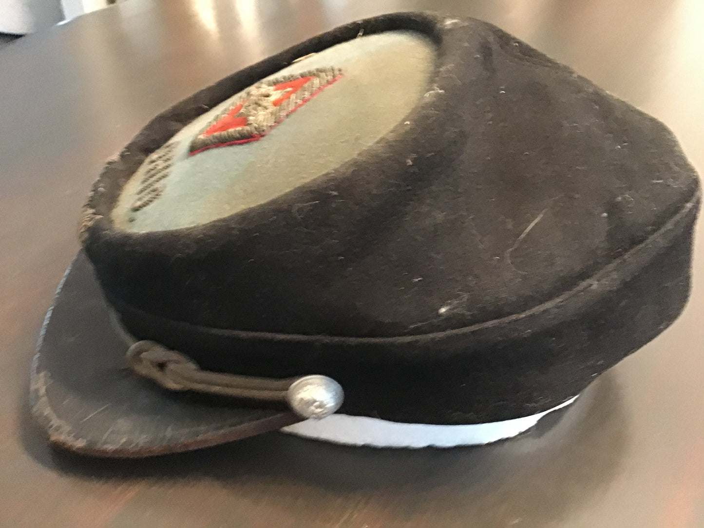 Vintage Ohio Civil War Style Reunion Veteran Kepi Cap Hat Fraternal Military