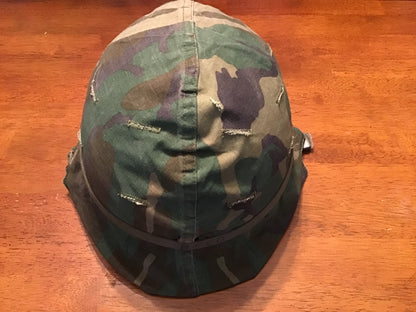 Vietnam Era US M1 Helmet & Liner Attributed 118th Military Police Co. (Airborne) Dated 1967