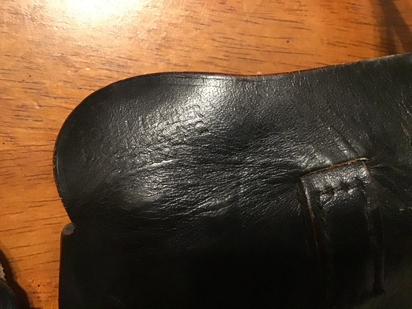 Original U.S. M1916 Leather Pistol Holster Bolen Leather Products Inc. Military Holster w/ Shoulder Rig
