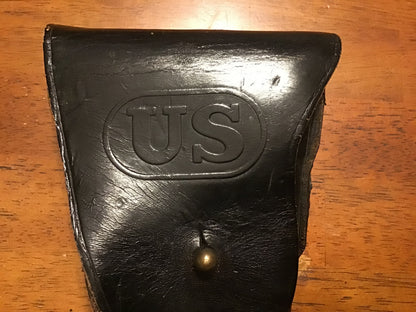 Vintage U.S. Army M1916 .45 Caliber Leather Holster – Bucheimer MRT 1963 – Vietnam Era M1911 Holster