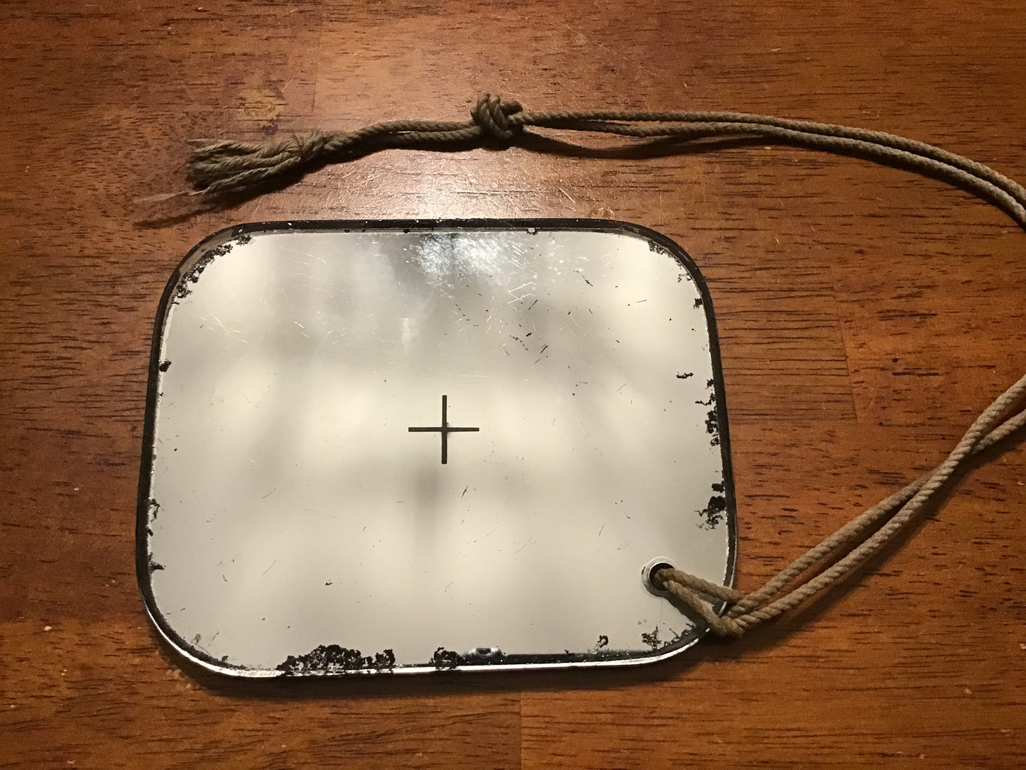 Vintage U.S. Military Emergency Signaling Mirror (ESM/1) – General Electric Survival Signal Mirror Spec No. 40653
