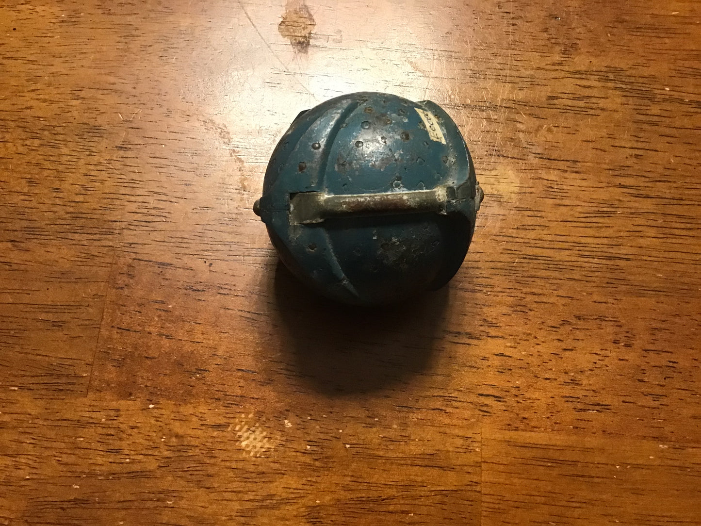 Vietnam War BLU-26/B Inert Cluster Bomblet Submunition Training Round Blue Painted Display