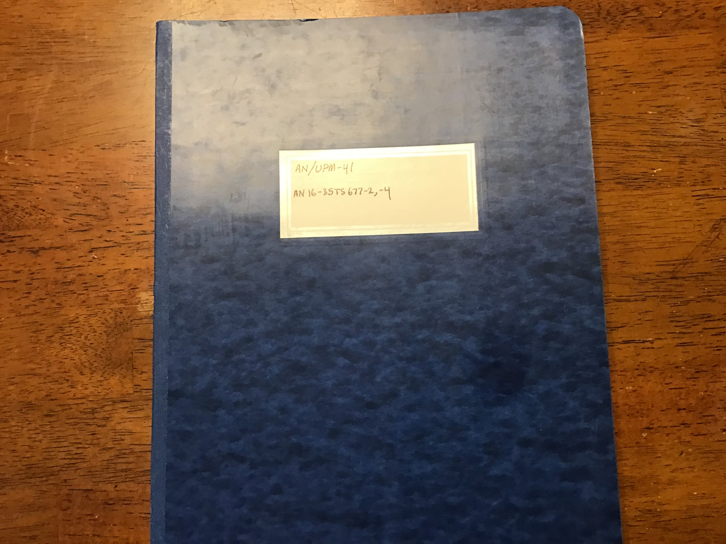 Original 1953 AN/UPM-41 Radar Test Set Service Instructions & Parts Breakdown Manual Restricted