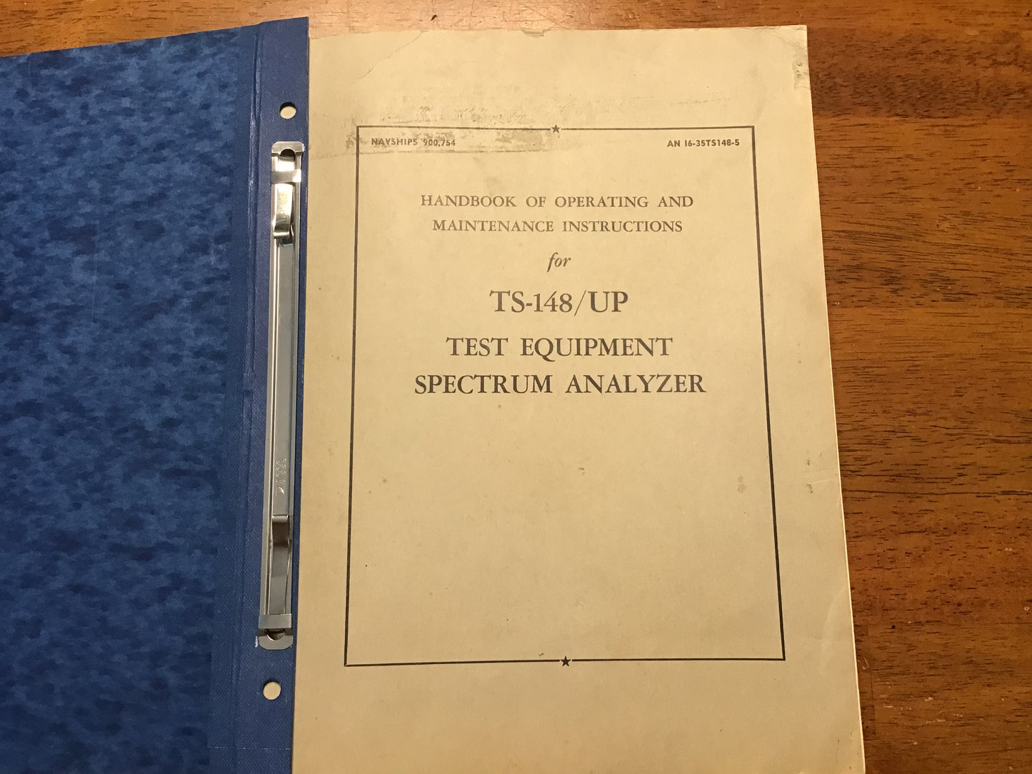 WWII & Cold War TS-148/UP Spectrum Analyzer AN/UPM-33 Radar Test Manuals