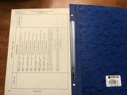 AN/APS-20B Radar Set Manual Lot Operation Overhaul Parts Breakdown 1953