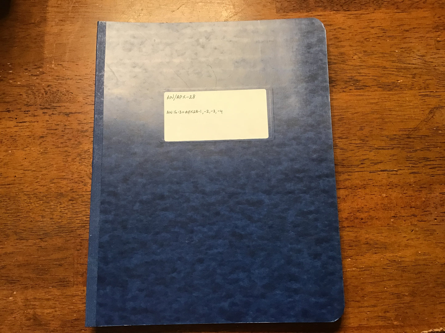 1955 AN/APX-28 Interrogator Set Manual Binder IFF Radar Air Force Navy Packard Bell