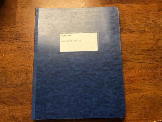 1955 AN/APX-28 Interrogator Set Manual Binder IFF Radar Air Force Navy Packard Bell