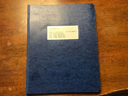 Vintage 1953-1957 USAF AN/APT-9 Radar Transmitter Technical Order Manual Lot