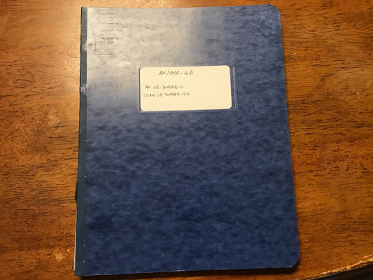 Vintage AN/ARR-16B Radio Receiving Equipment Manual Set Restricted 1947 USAF