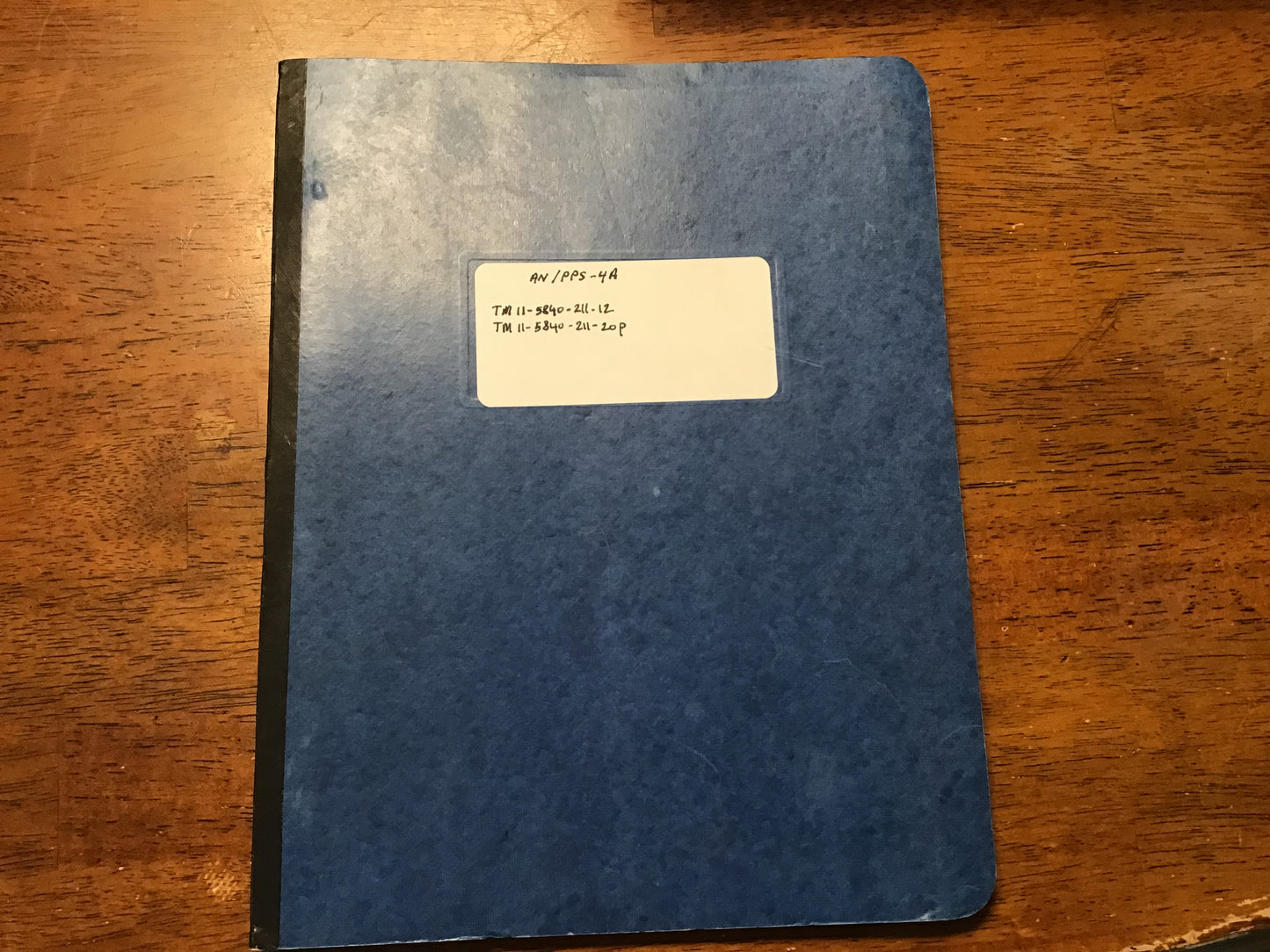 AN/PPS-4A Radar Set Technical Manual TM 11-5840-211-12 & -20P Army 1971/1976
