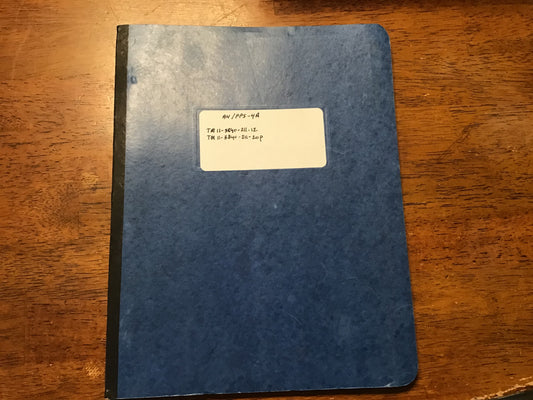 AN/PPS-4A Radar Set Technical Manual TM 11-5840-211-12 & -20P Army 1971/1976