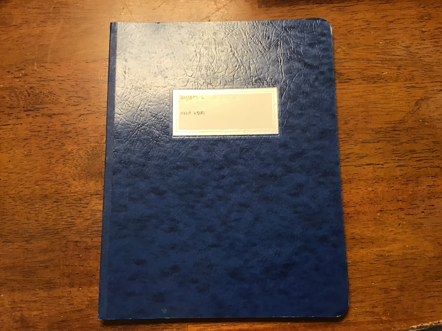 Vintage AN/APS-6 Radar Training Equipment Test Data Manual Westinghouse Confidential WWII Era