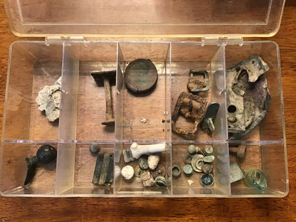 Civil War Dug Relic Lot Virginia Bullets Buttons Buckles Fragments