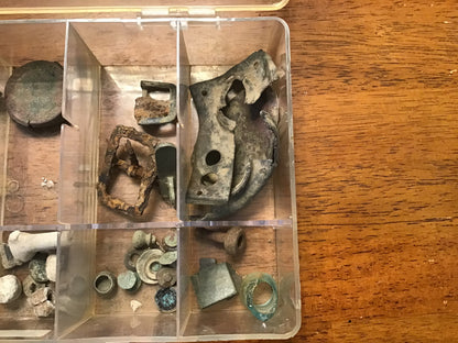 Civil War Dug Relic Lot Virginia Bullets Buttons Buckles Fragments