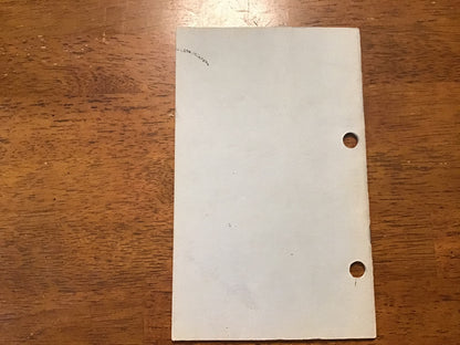 WWII 1944 Restricted TS-59/APN-1 (XN-1) Test Equipment Maintenance Manual NAVAER 08-5S-102