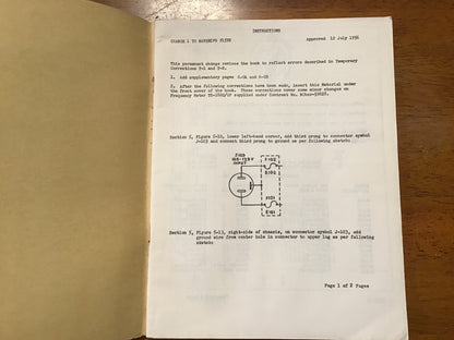 TM 11-2691-15 Frequency Meter TS-186D/UP Army Technical Manual 1958 Original