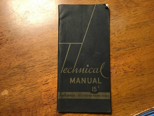 Vintage Sylvania Technical Manual Set-Tested Radio Tubes Pocket Reference Tube Data Guide
