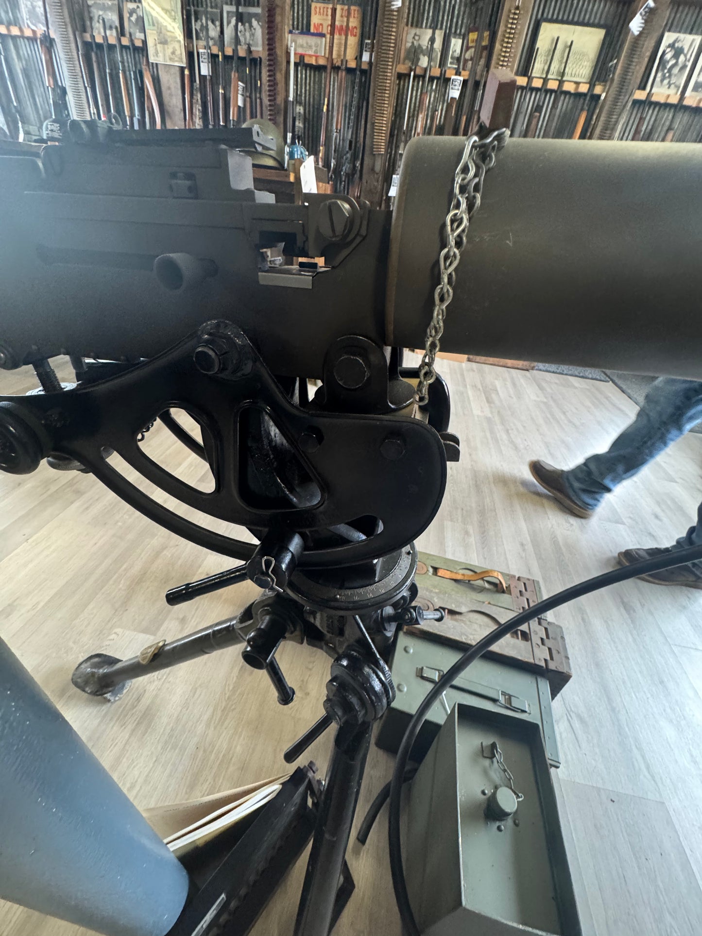 BROWNING MODEL 1928
WATER-COOLED .30 CAL MACHINE GUN
(SEMI-AUTO – OHIO ORDNANCE WORKS)