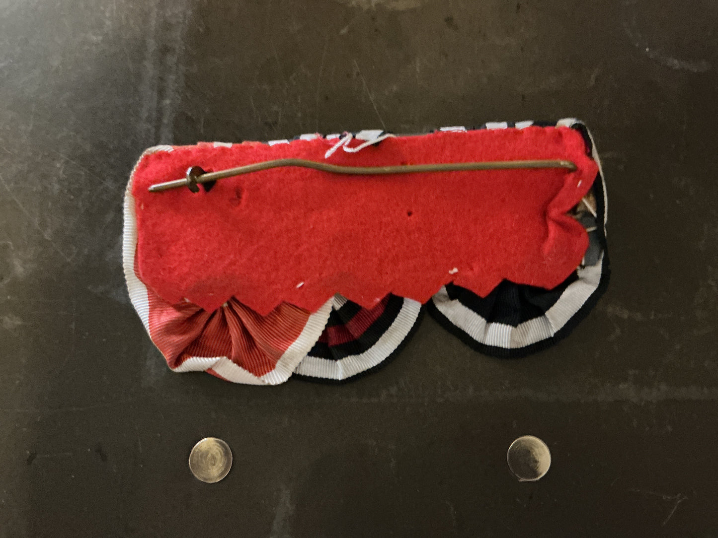 Imperial German Patriotic Cockade Ribbon Bar-WWI Era Veteran Badge