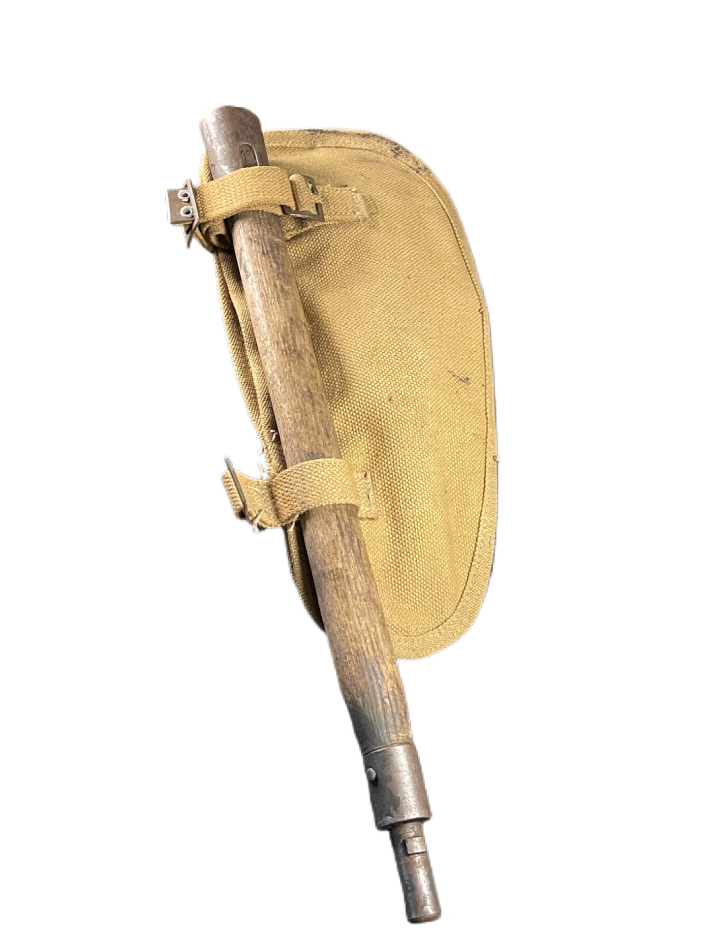 WWII British Pattern 1937 Entrenching Tool (Pick) with Carrier – Dated 1941