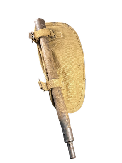 WWII British Pattern 1937 Entrenching Tool (Pick) with Carrier – Dated 1941