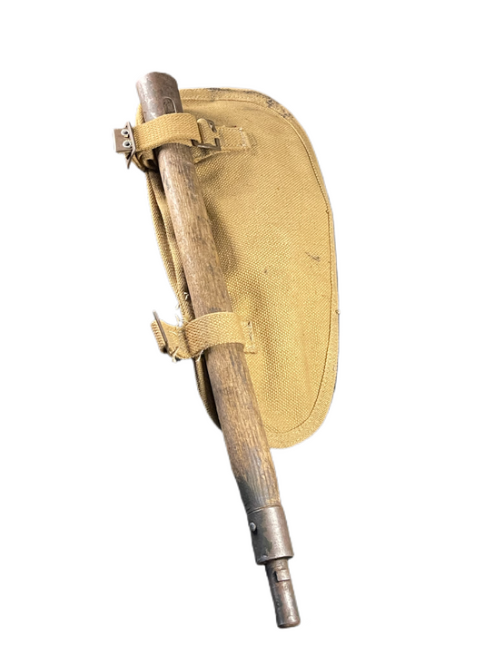 WWII British Pattern 1937 Entrenching Tool (Pick) with Carrier – Dated 1941