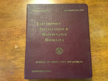 1965 NAVSHIPS Electronics Installation & Maintenance Book Electronic Circuits Navy