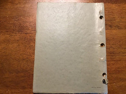 1946 AN/APS-34 Radar Operating Instructions Manual AN 16-30APS34-2 WWII USAAF Navy Original