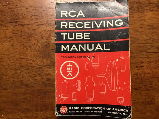 Vintage RCA Receiving Tube Manual RC-20 Electron Tube Technical Series Radio TV Audio Vacuum Tubes