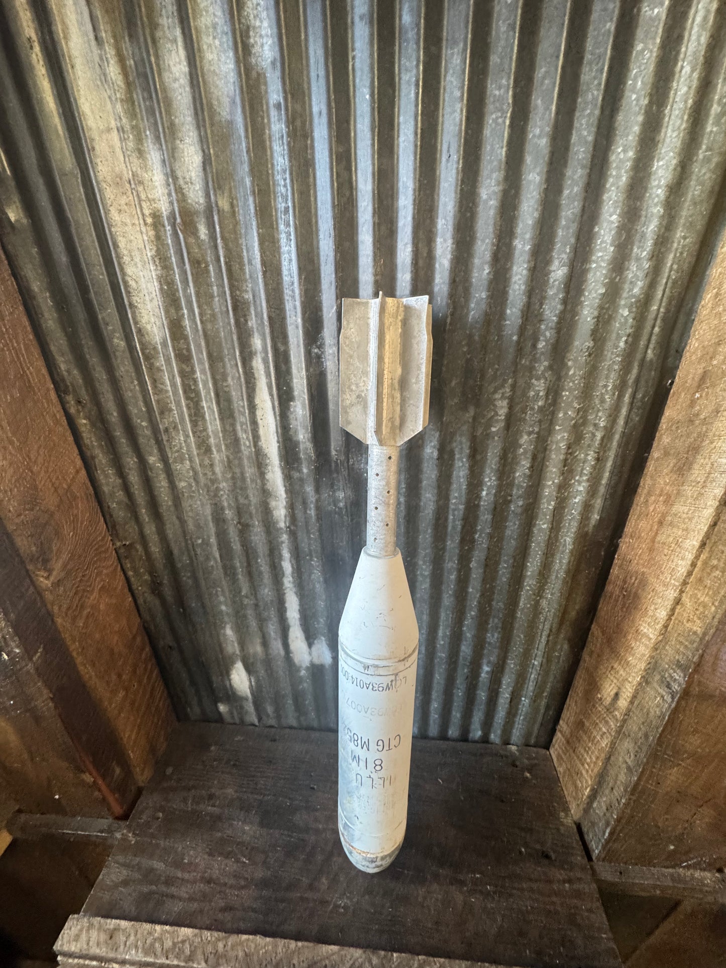 U.S. 81mm Illuminating Mortar Round