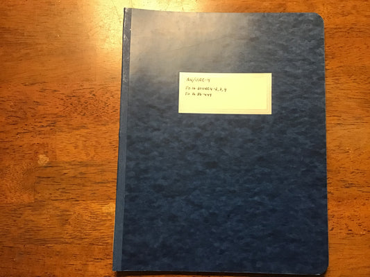 Vintage USAF AN/URC-4 Radio Set Handbook TO 16-30URC4-2 Operation & Service Manual 1953