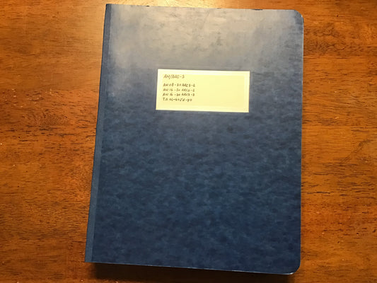 WWII AN/ARC-3 Radio Set Manual Binder Operating & Maintenance Instructions 1944-45 Restricted