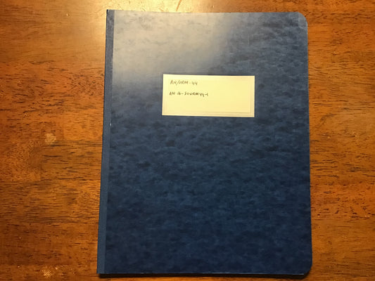 AN/URM-44 Radio Test Set Manual AN16-30URM44-1 T.O. 33A1-3-14-1 USAF Navy 1952/56