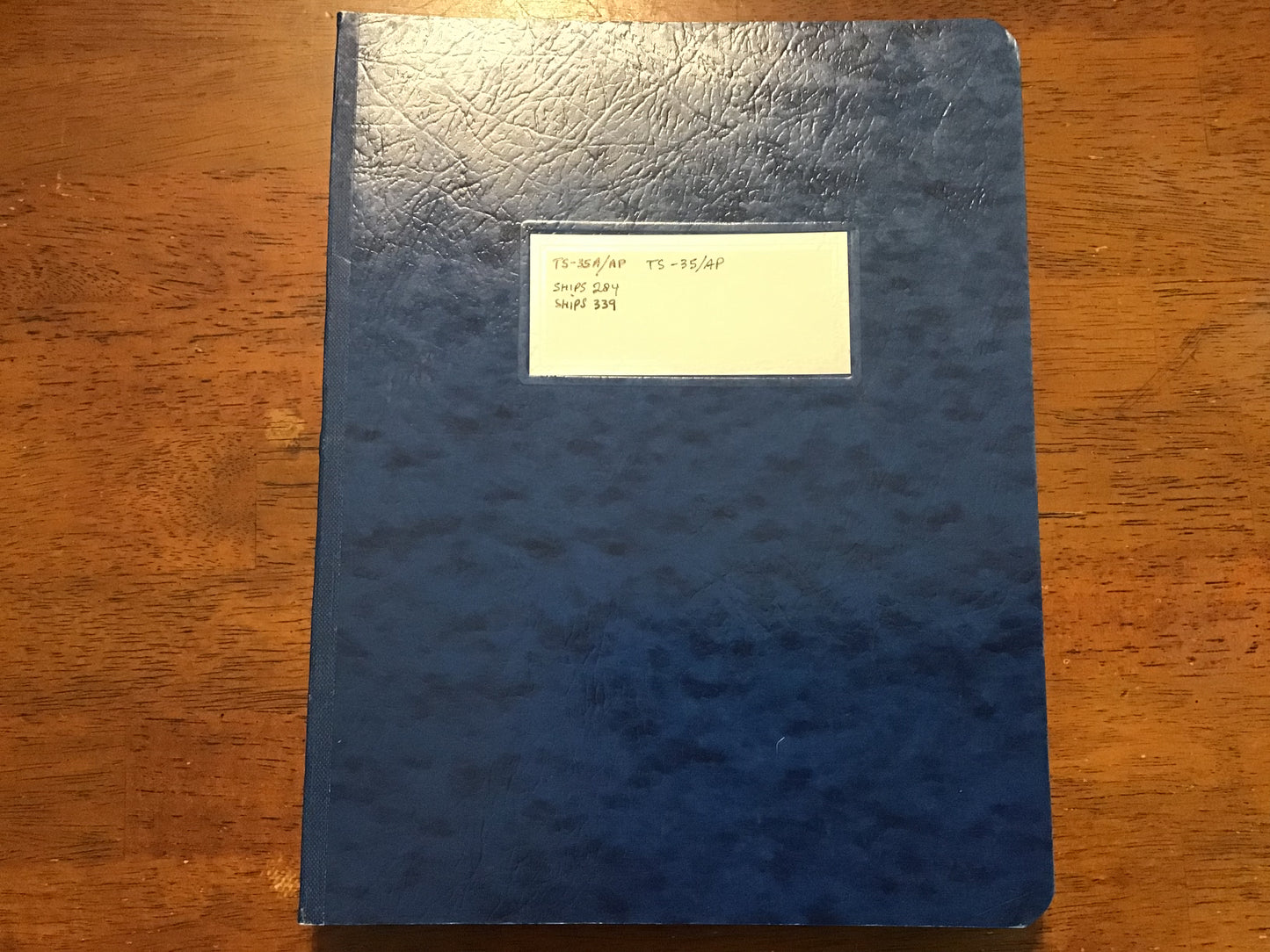WWII U.S. Navy TS-35/AP & TS-35A/AP Signal Generator Manual Set SHIPS 284 & 339 Binder