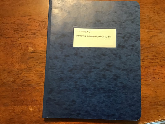 1955 U.S. Navy TS-835/ASM-4 Magnetic Detector Test Set Manual Binder NAVAER 16-30ASM4 Complete Set