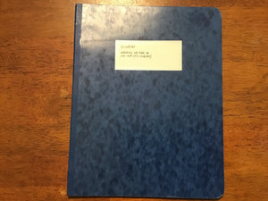 WWII U.S. Navy TS-108/AP Radio Frequency Load Manual WL-108 Weston Laboratories Original Binder