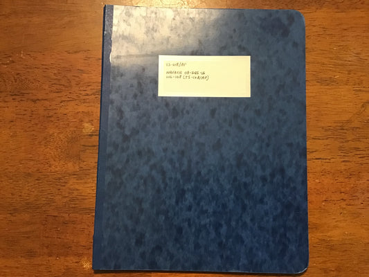 WWII U.S. Navy TS-108/AP Radio Frequency Load Manual WL-108 Weston Laboratories Original Binder