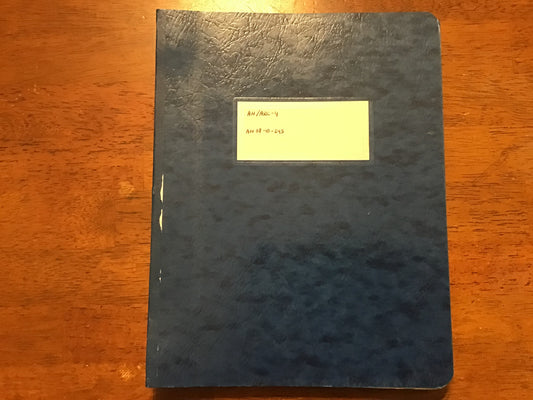 WWII AN/ARC-4 Aircraft Radio Equipment Technical Manual Binder 1943-44 Restricted USAAF