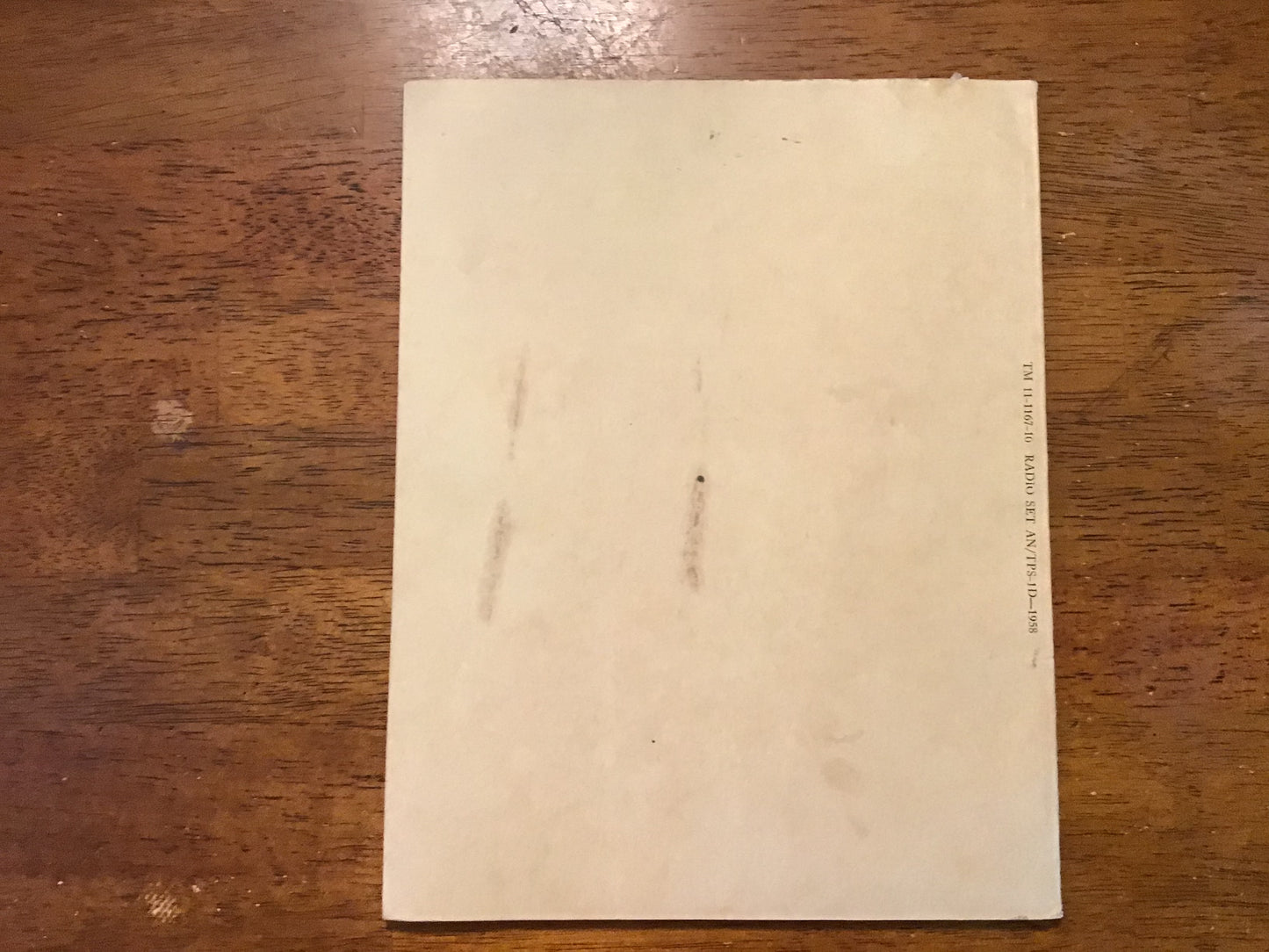 TM 11-1167-10 AN/TPS-1D Radar Operator’s Manual March 1958 U.S. Army Technical Manual