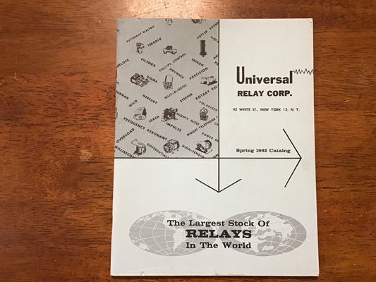 1962 Universal Relay Corp Spring Catalog Electronic Relays Stepping Switches Vintage Electronics