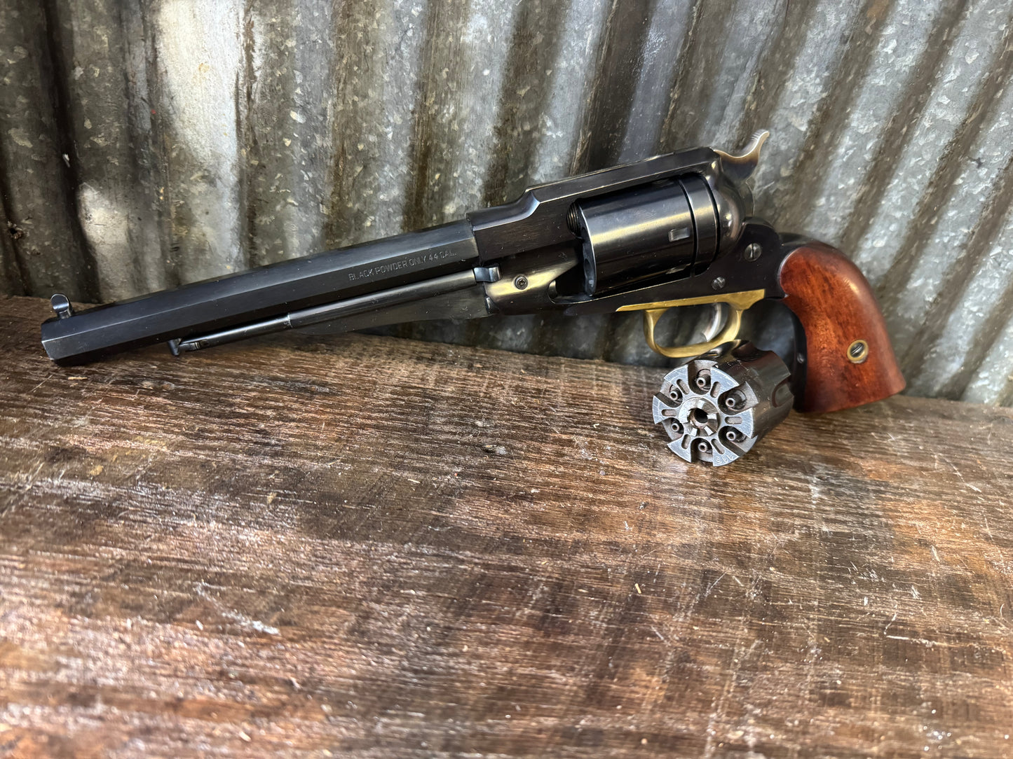Pietta 1858 Revolver – With Cartridge Conversion Cylinder and Black Powder Cylinder