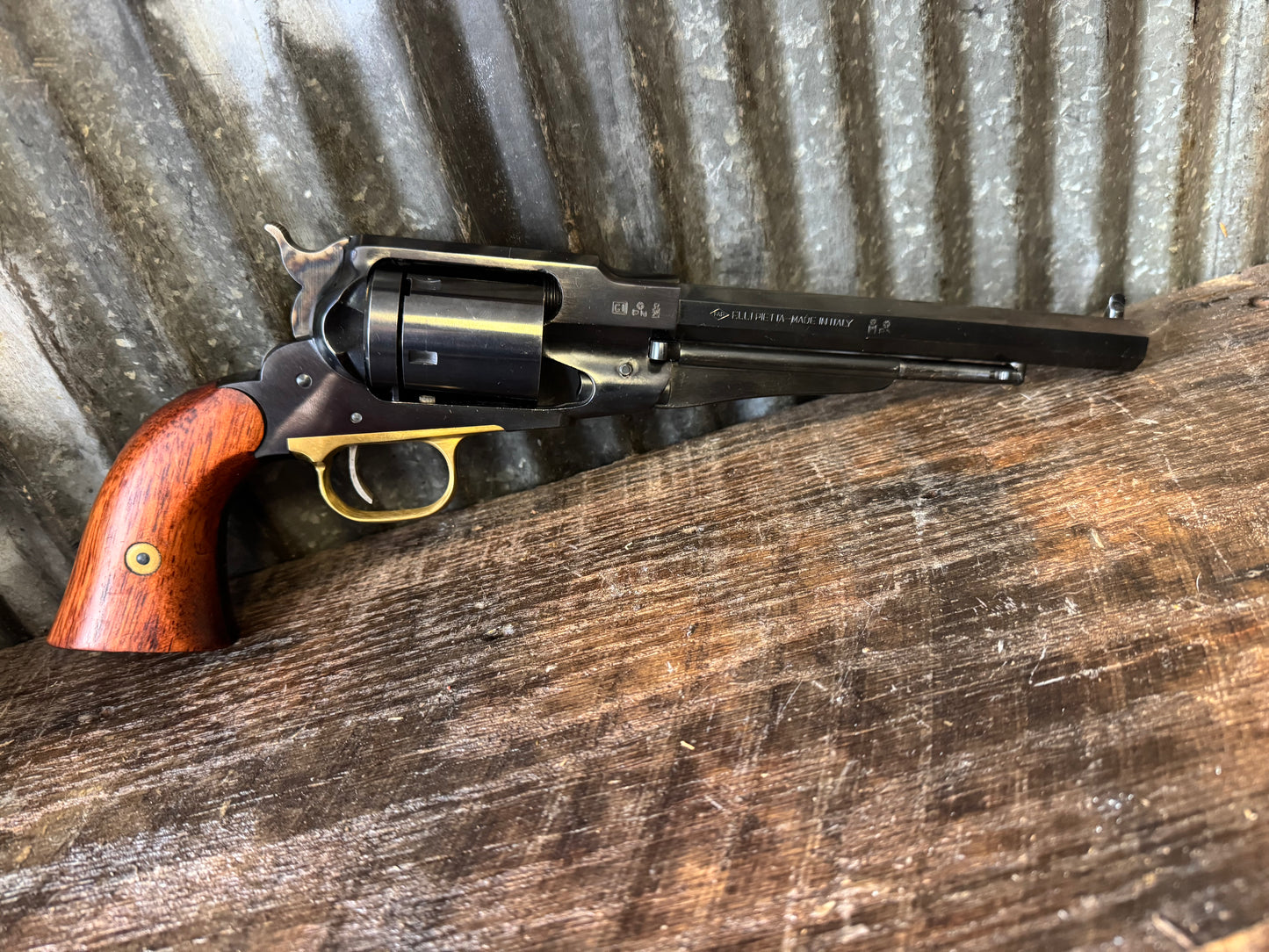 Pietta 1858 Revolver – With Cartridge Conversion Cylinder and Black Powder Cylinder