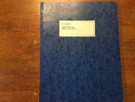 WWII U.S. Navy Test Set TS-146/UP Maintenance Manual 1945 Radar Test Equipment Handbook Confidential