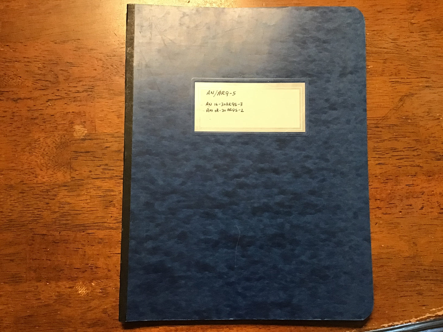 WWII AN/ARQ-5 Receiving Equipment Manual Lot 1945 Operating & Maintenance Restricted Radio