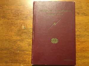 Vintage Sperry Gyroscope “Microwave Transmission Design Data” Engineering Manual – Publication No. 23-80 – WWII Era