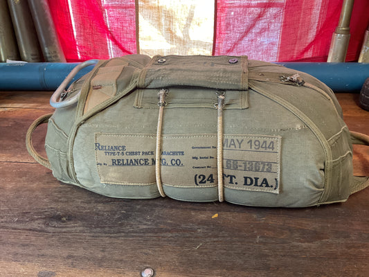 Original WW2 T-5 Back-up parachute
