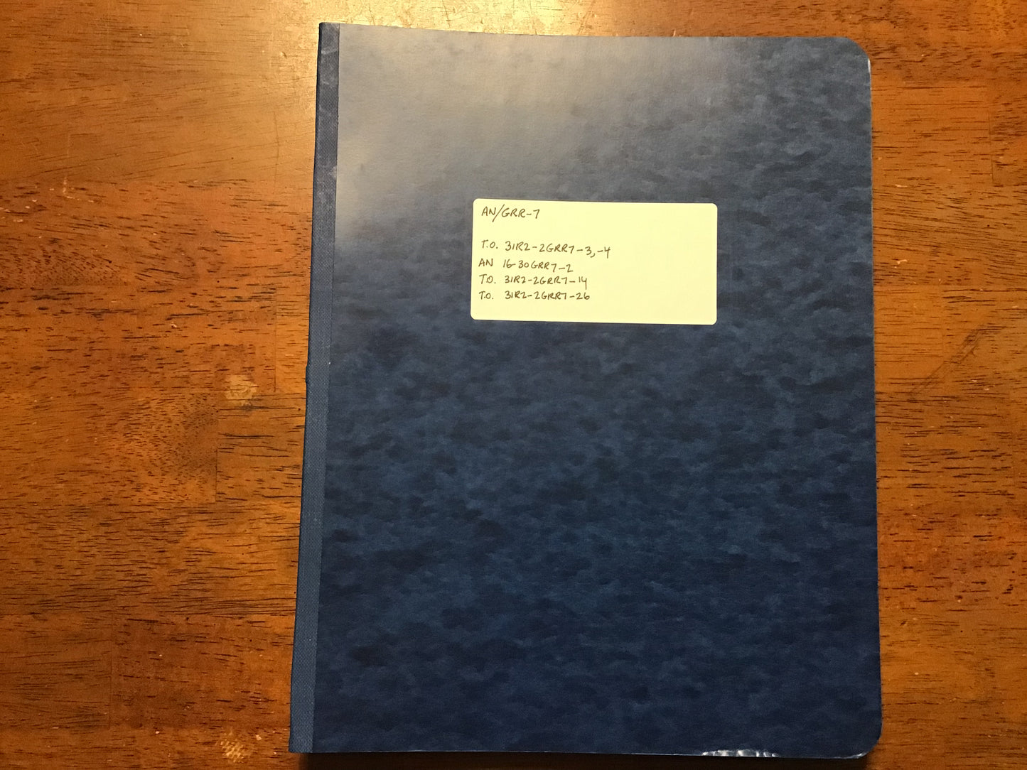 USAF AN/GRR-7 Radio Receiving Set Technical Manual Binder – R-361/GR – 1952–1970