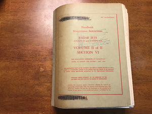 WWII/Korean War AN 16-30APS44-3 AN/APS-44 Radar Manual Vol II Confidential